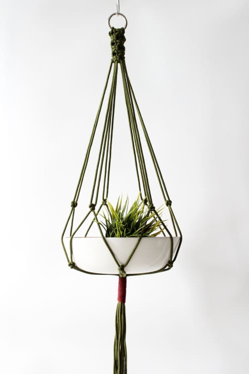 Macrame Plant Hanger, 37” - Moss & Ember | Plants & Landscape by Freefille
