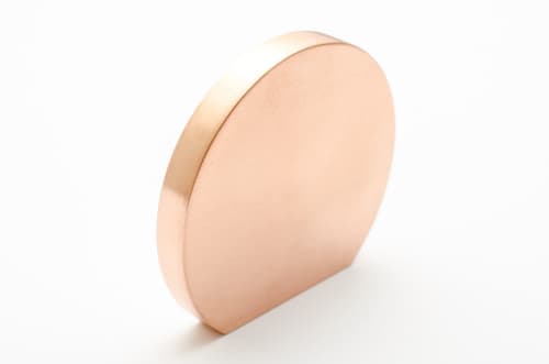 Globe 50 Brushed Copper | Knob in Hardware by Windborne Studios. Item composed of copper