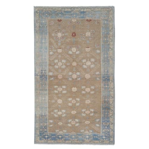 Vintage Hand-knotted Anatolian Village Wool Rug, Floor Cover | Area Rug in Rugs by Vintage Pillows Store. Item composed of cotton and fiber