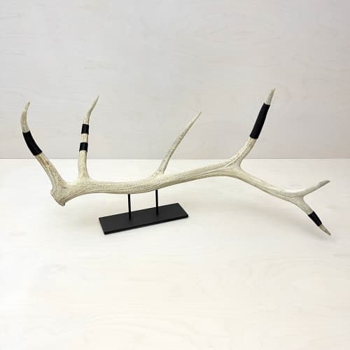 Elk Antler Sculpture | Sculptures by Farmhaus + Co.. Item composed of wood