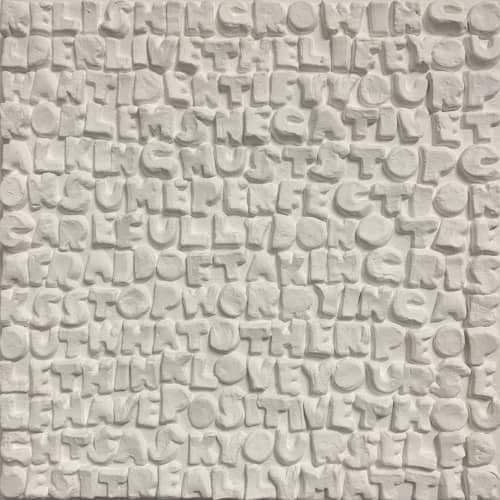 Relish In Growing Older 10"x10" | Mixed Media in Paintings by Emeline Tate. Item made of canvas with synthetic