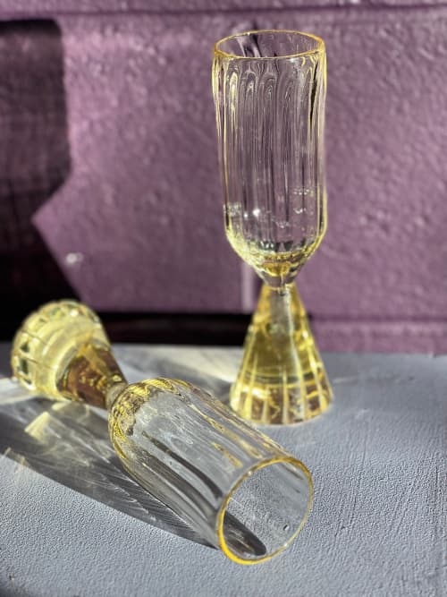 Flute by LE Glassworks Wescover Drinkware