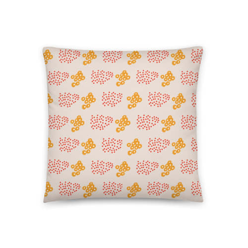 Orchid no.11 Throw Pillow | Pillows by Odd Duck Press. Item made of fabric