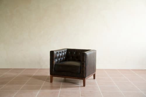 Jefferson Tuffted Chair | Club Chair in Chairs by Mango Furniture Co. Inc.