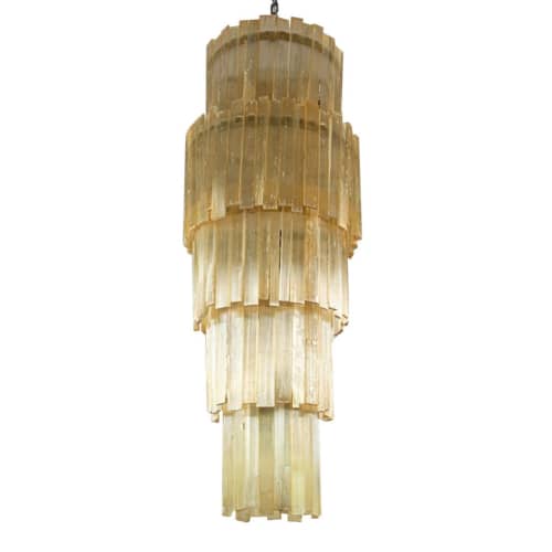 Alan Mizrahi IQ2876L Desert Rose Selenite | Chandeliers by Alan Mizrahi Lighting Design