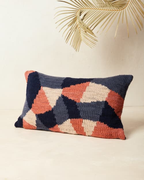 Mosaic Lumbar Pillow - Horizon | Pillows by MINNA