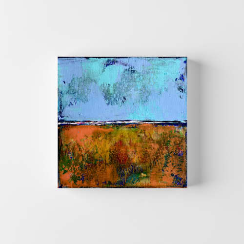 ECHOES 016 - 20x20cm | Oil And Acrylic Painting in Paintings by Lara Spadetto Art