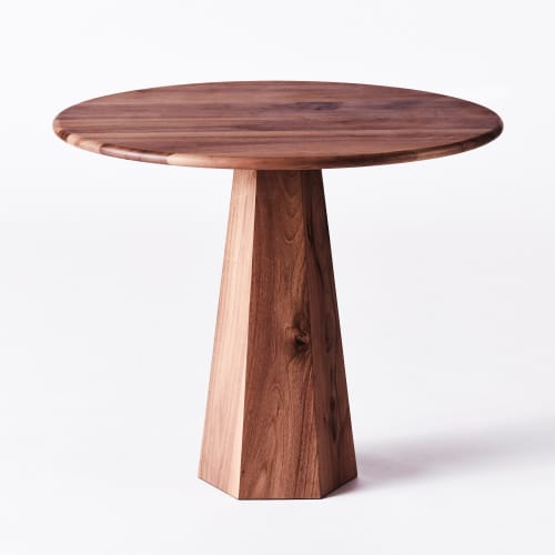 Hexagon Dining Table Walnut | Work by District Loom