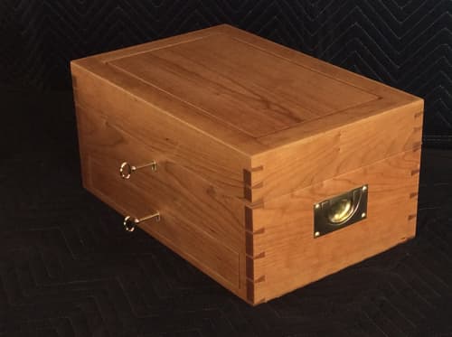 Large Jewelry Box with Drawer | Decorative Box in Decorative Objects by David Klenk, Furniture. Item made of wood