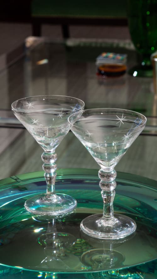 Classic Martini | Glass in Drinkware by LE Glassworks. Item composed of glass