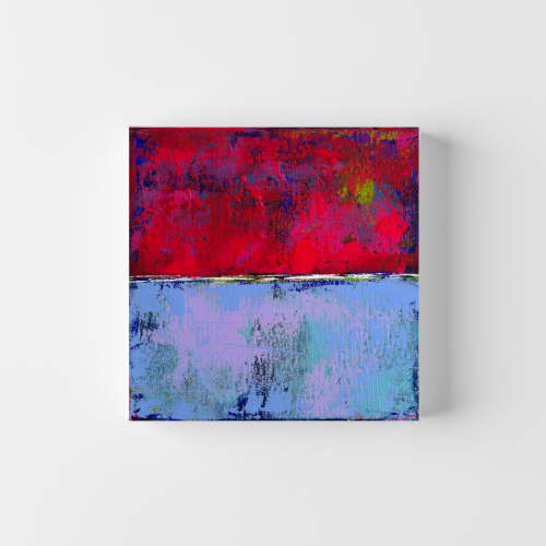ECHOES 024 - 20x20cm | Oil And Acrylic Painting in Paintings by Lara Spadetto Art
