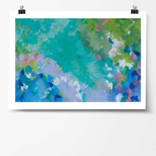 Verdant Echo II fine art print | Prints by Elisa Sheehan. Item made of canvas & paper