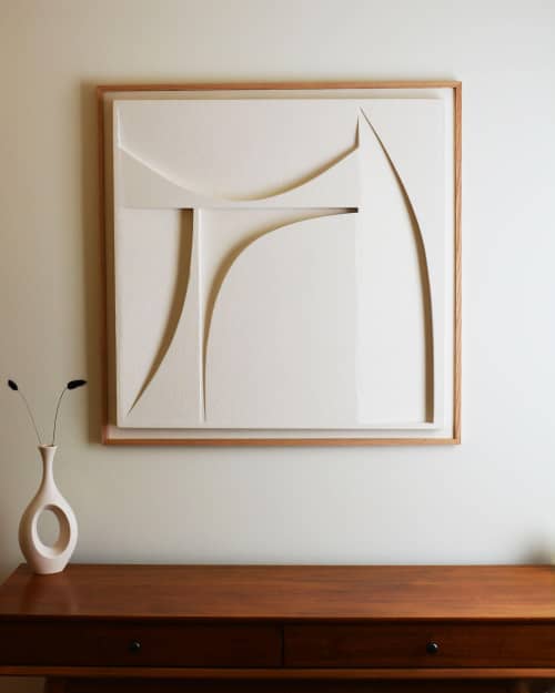No. 17 Plaster Wall Relief | Wall Sculpture in Wall Hangings by Joseph Aurelius
