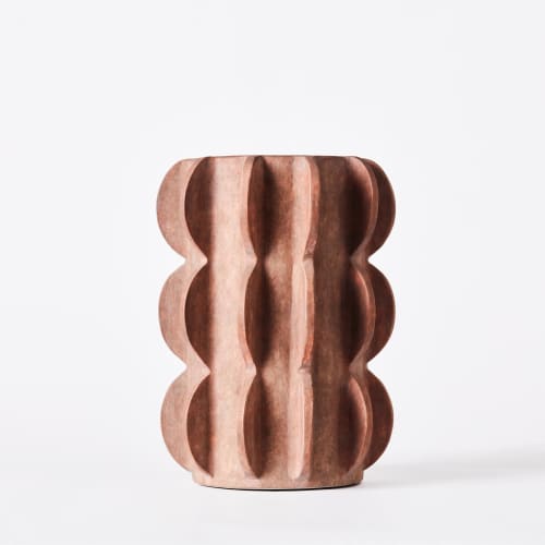 Arcissimo Vase Brown Large | Work by District Loom