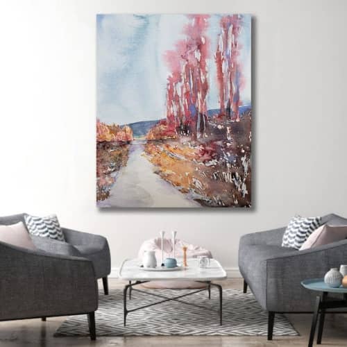 Wanderlust | Watercolor Painting in Paintings by Brazen Edwards Artist. Item made of paper