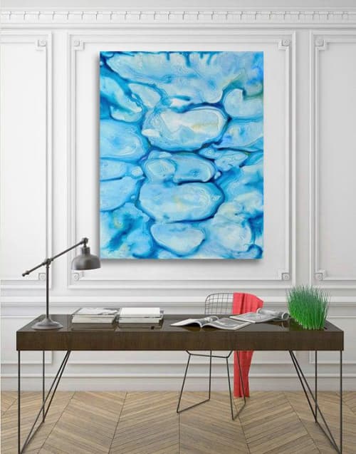 Nymphaea | Prints by Brazen Edwards Artist. Item composed of canvas & paper
