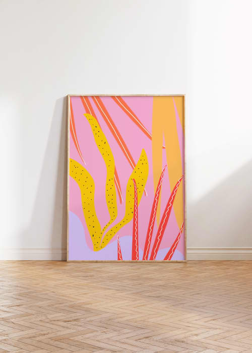 Wildflower Symphony Art Print | Prints by Britny Lizet. Item made of paper compatible with boho and contemporary style
