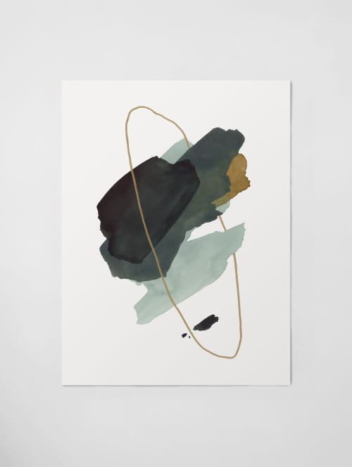 "Abundance & Good Fortune" Art Print | Prints in Paintings by Kim Knoll Art. Item composed of paper