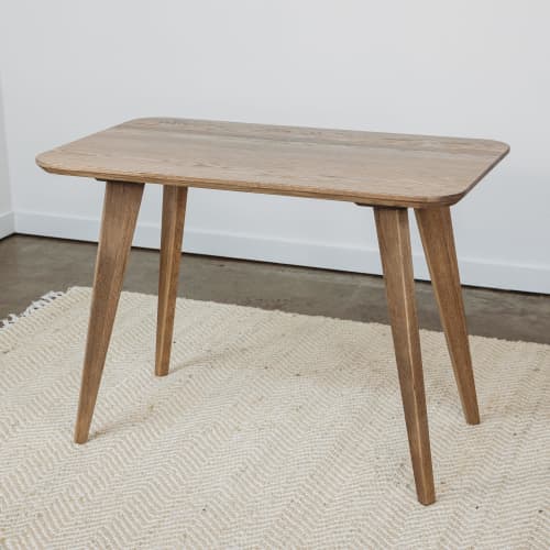 ROMI Chandra Desk - Fumed Red Oak | Tables by ROMI. Item composed of oak wood in minimalism or mid century modern style