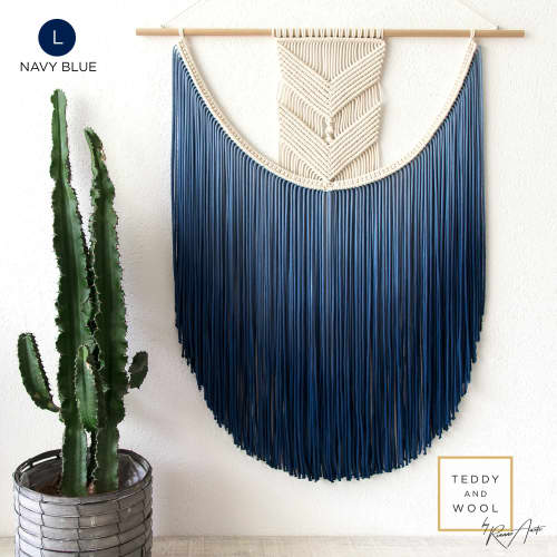 Textile Art - EVA | Macrame Wall Hanging in Wall Hangings by Rianne Aarts. Item made of fiber