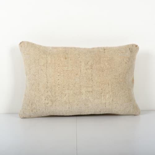 Oushak Rug Lumbar Pillow, Ethnic Pillow Cover, Vintage Tradi | Cushion in Pillows by Vintage Pillows Store