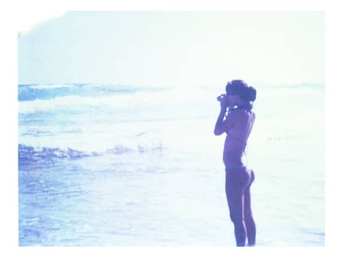 I Photograph Her Photographing The Ocean | Photography by She Hit Pause. Item composed of paper