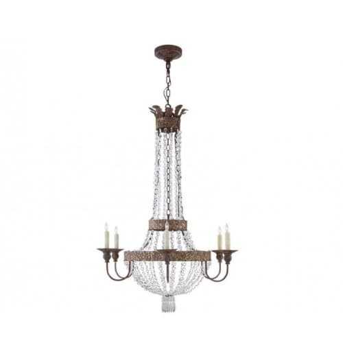 Alan Mizrahi QZ5015 Lyon Flared | Chandeliers by Alan Mizrahi Lighting Design