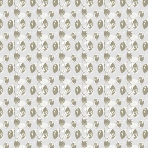 Seed, Mist | Fabric in Linens & Bedding by Philomela Textiles & Wallpaper. Item made of fabric