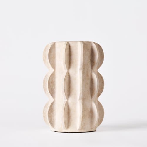 Arcissimo Vase White Large | Work by District Loom