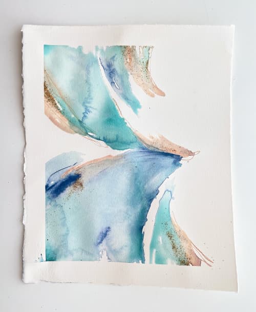 Crest Bound | Mixed Media in Paintings by TERRA ETHOS. Item made of paper compatible with boho and contemporary style