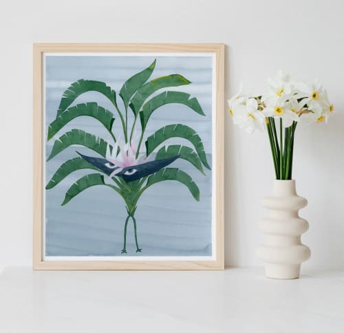 Bird of Paradise | Mixed Media in Paintings by Kamina Studio