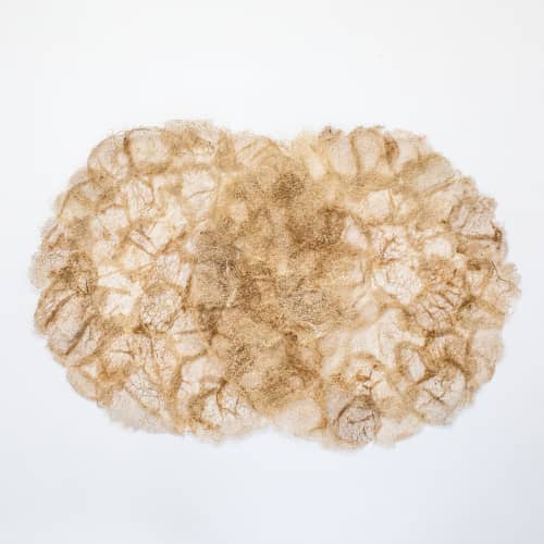 Wild Silk Charger (Pair) - Ceranchia Open | Placemat in Tableware by Tanana Madagascar. Item composed of fabric