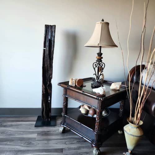 Driftwood Art Sculpture "Dock Of The Bay: | Sculptures by Sculptured By Nature  By John Walker. Item made of wood works with minimalism style