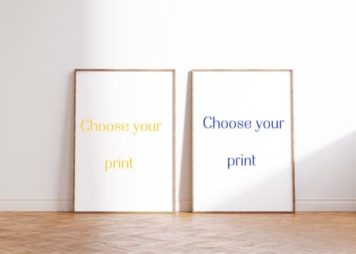 Set of 2 Art Print Bundle | Prints by Britny Lizet. Item composed of paper in boho or contemporary style