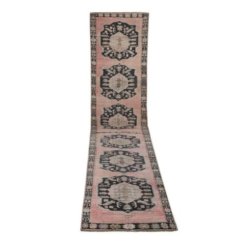 Oversized Boho Chic Vintage Turkish Oushak Extra Long | Runner Rug in Rugs by Vintage Pillows Store. Item made of cotton & fiber