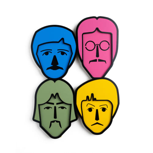 The Beatles | Wall Sculpture in Wall Hangings by Umasqu