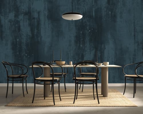 Venetian Blue - Luxe Textures Luxury Wallpaper Mural | Wall Treatments by ELLE WALLS