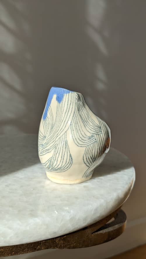 Bud vase | Vases & Vessels by TinyDogCeramics. Item made of ceramic
