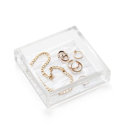 Cocktail Napkin Tray | Decorative Tray in Decorative Objects by JR William. Item composed of synthetic