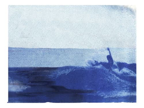 Three Blues | Photography by She Hit Pause. Item made of paper