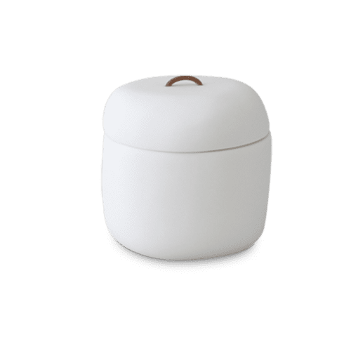 Cuadrado Condiment Box | Jar in Vessels & Containers by Tina Frey. Item composed of cement