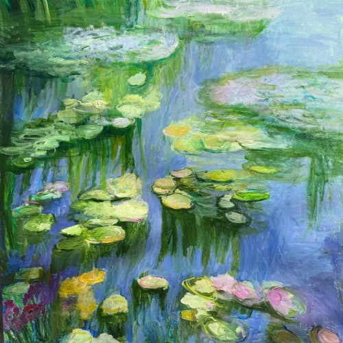 Water Lily Pond | Paintings by Checa Art