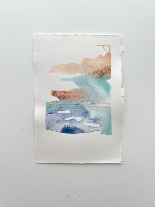 See You on The Other Side | Mixed Media in Paintings by TERRA ETHOS. Item made of paper works with boho & contemporary style