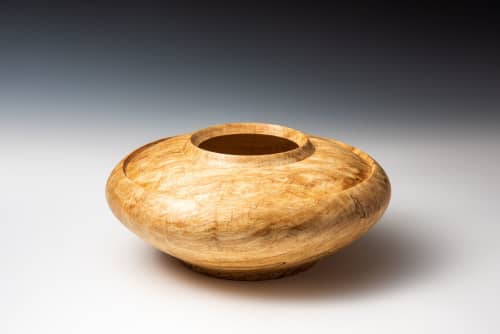 Sugar maple | Vase in Vases & Vessels by Louis Wallach Designs. Item made of maple wood