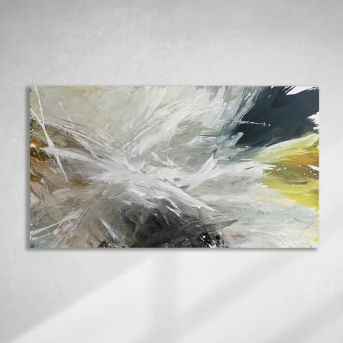 Landslide | Oil And Acrylic Painting in Paintings by Teodora Guererra Fine Art