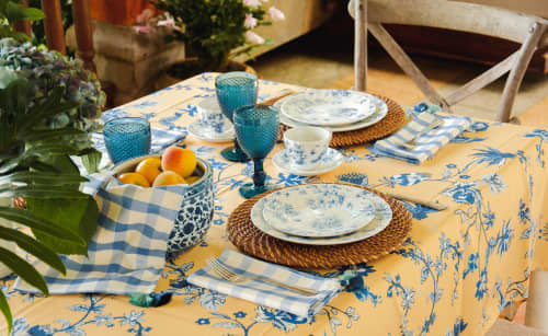 Wildflower Tablecloth | Linens & Bedding by OSLÉ HOME DECOR. Item composed of fabric