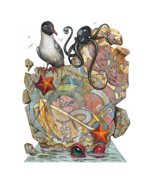 "Lil' Toot" | Prints by Greg "CRAOLA" Simkins