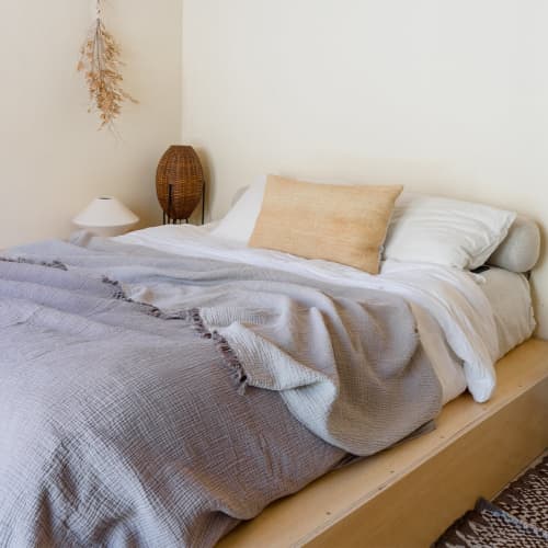 Alaia Bedspread - MUSHROOM OATMEAL | Bed Spread in Linens & Bedding by HOUSE NO.23