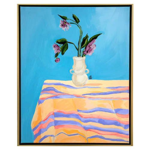 Sherbert Spring | Oil And Acrylic Painting in Paintings by Nicole Simms