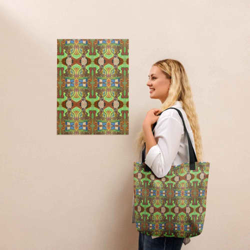 Tote Bag - Fragmented Soul - Cubist Art | Work by Eman's Gallery